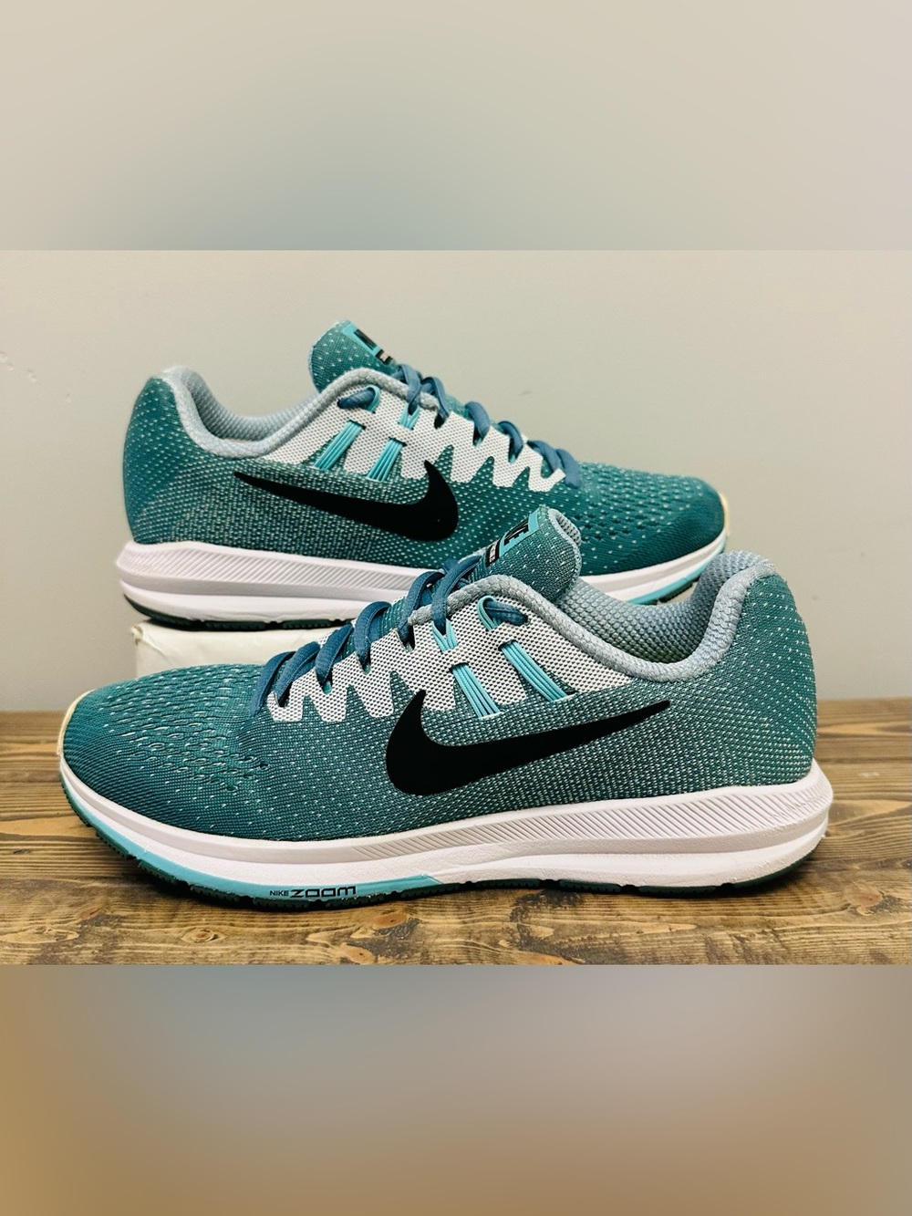 Nike Air Zoom Structure 20 Running Shoes Smokey Blue /Hyper Turquoise Women’s 7